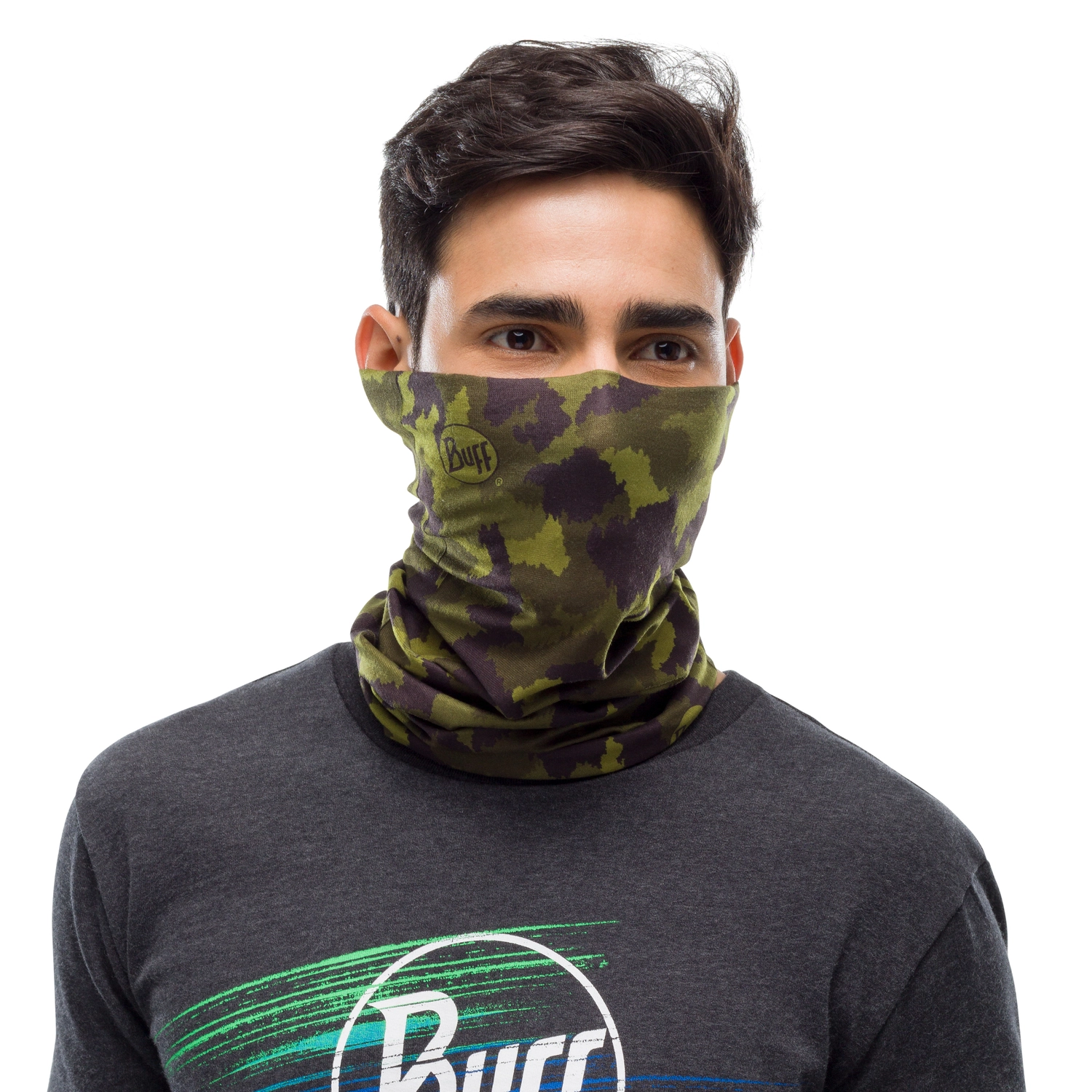 Bandana Buff Original hunter military original ecostretch adulti hunter military 580854 - motocross, enduro, ATV