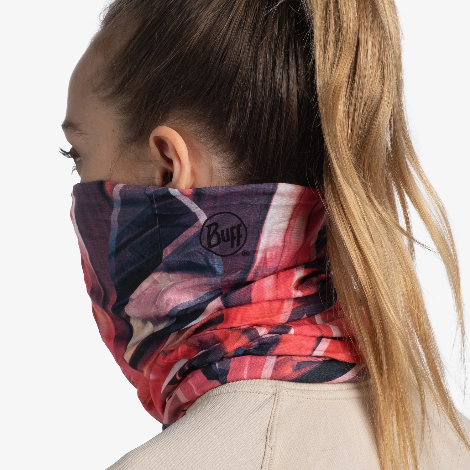 Bandana Buff Original srapy multi original ecostretch adulti speed graphite copie 508226 - motocross, enduro, ATV