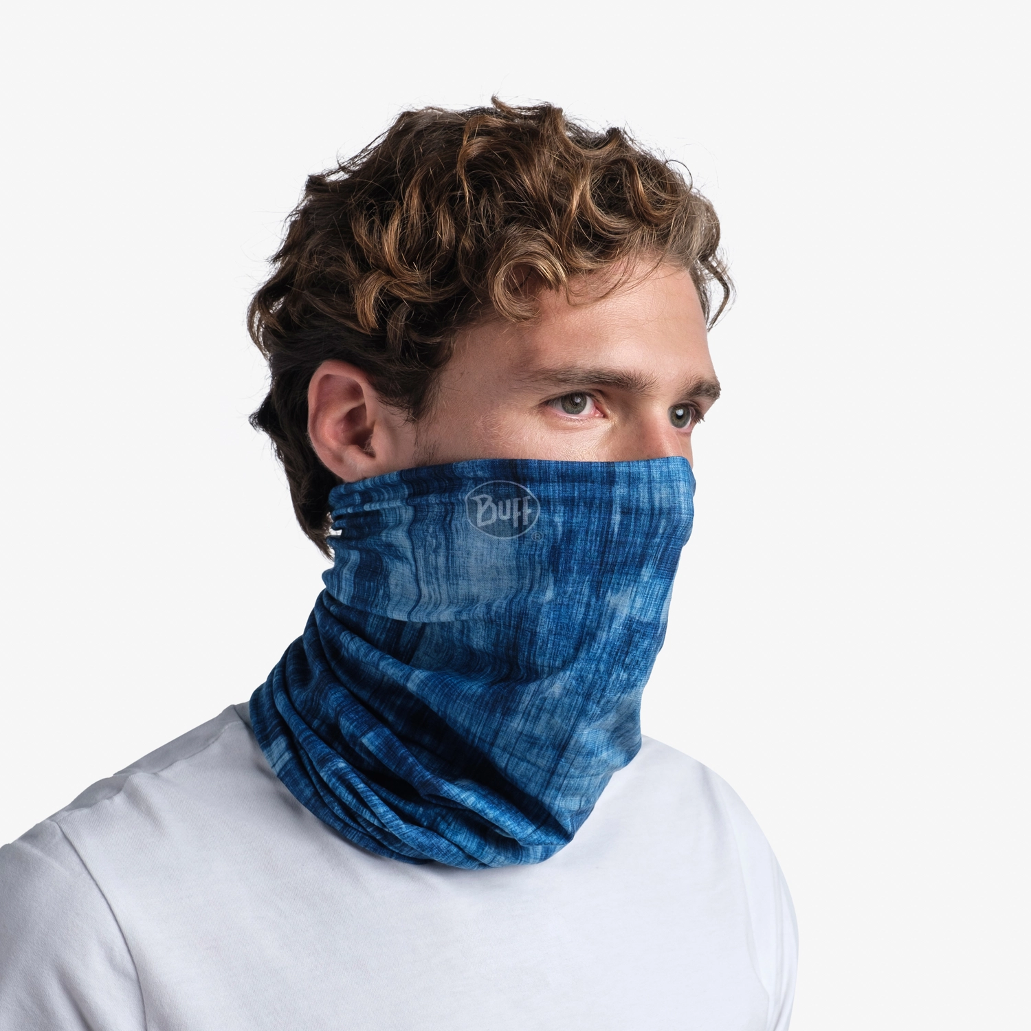 Bandana Buff Original wane dusty original ecostretch wane dusty blue 903334 - motocross, enduro, ATV