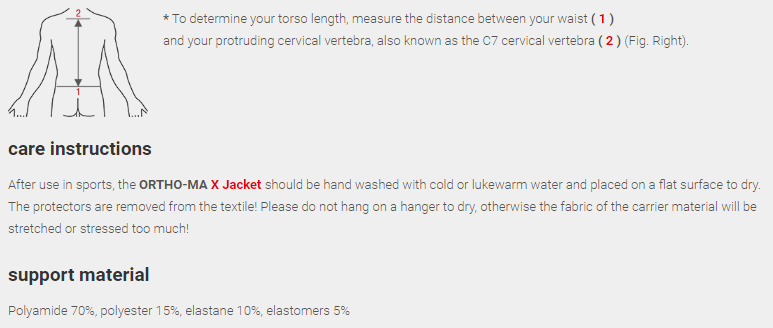 Geaca protectie moto ORTHO MAX Ortema Capture - motocross, enduro, ATV