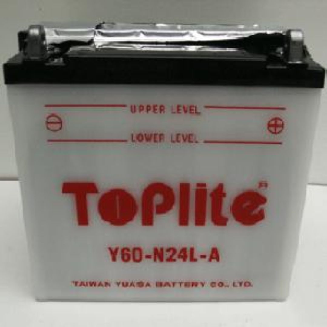 TOPLITE YUASA Y60 N24L A CU INTR. NU INCL. ACID - motocross, enduro, ATV