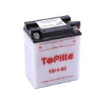 TOPLITE YUASA YB14 B2 CU INTR. NU INCL. ACID - motocross, enduro, ATV