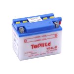 TOPLITE YUASA YB4L B CU INTR. NU INCL. ACID - motocross, enduro, ATV