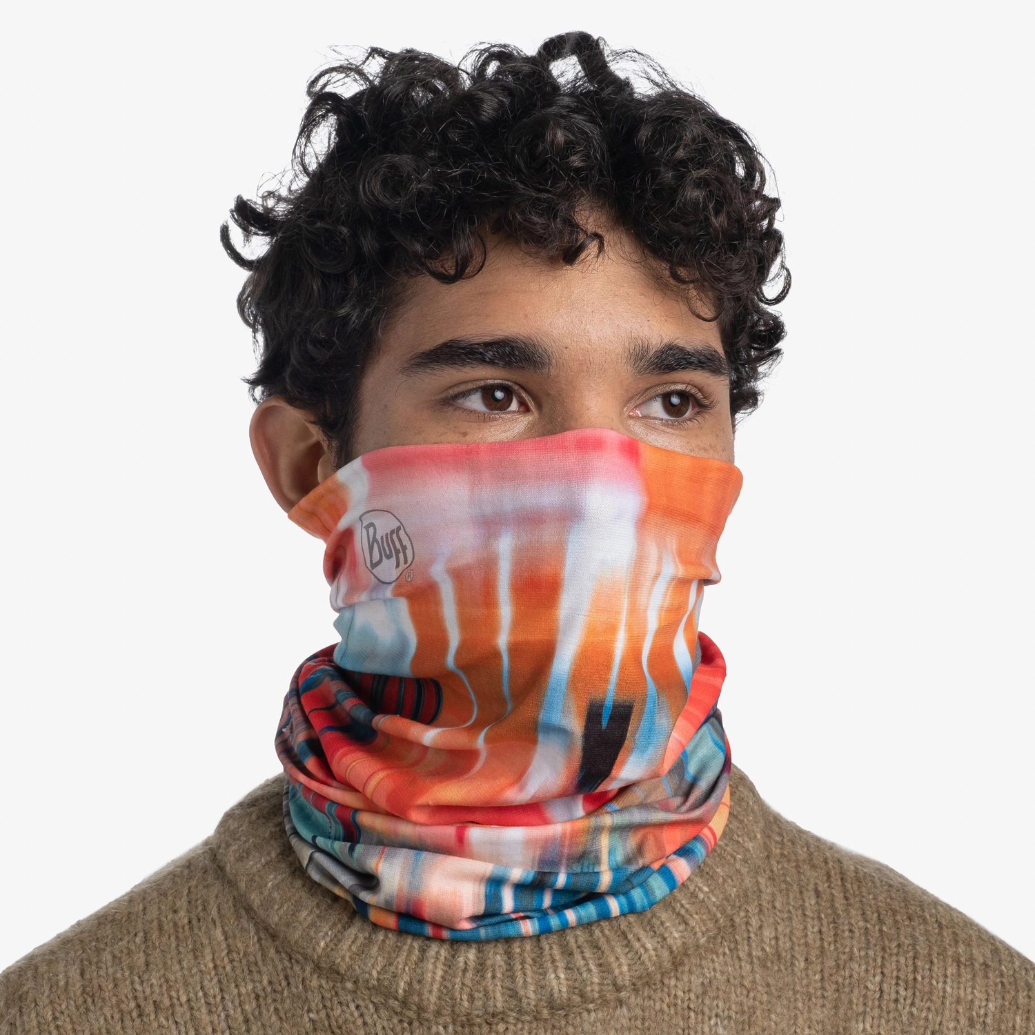 Bandana Original BUFF flow multi original ecostretch adulti lyblur rosewood copie 548295 - motocross, enduro, ATV