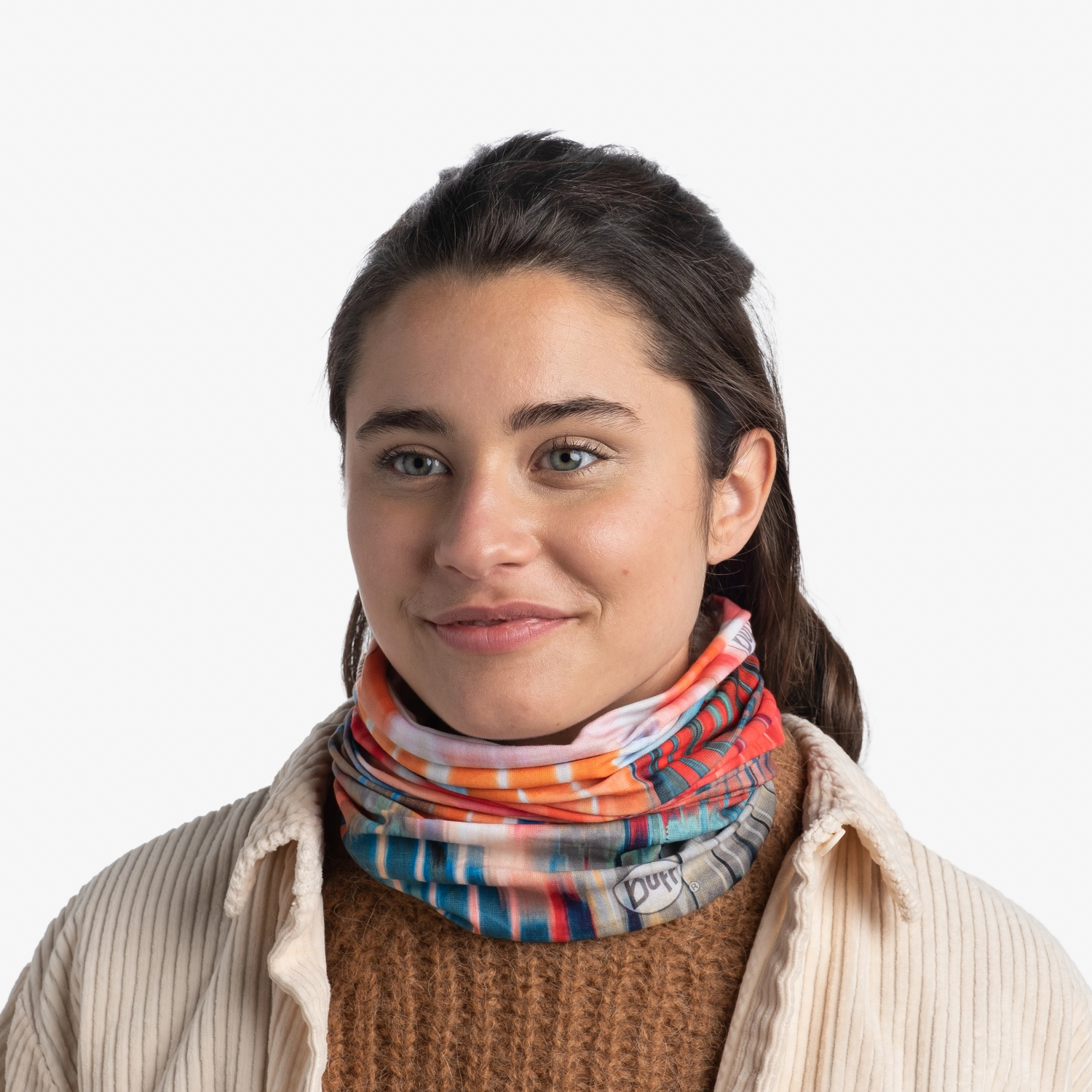 Bandana Original BUFF flow multi original ecostretch adulti lyblur rosewood copie 563530 - motocross, enduro, ATV