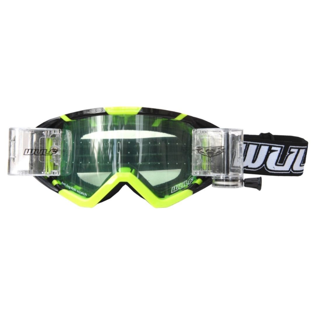 Ochelari Motocross Shade Racerpack - Galben Fluorescent 5 - motocross, enduro, ATV Ochelari Motocross Shade Racerpack Galben Fluorescent - motocross, enduro, ATV