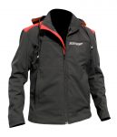 RedSoftShellHoodedJacketW - motocross, enduro, ATV
