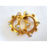 DISTANTIERE ROTI ATV 4/136 30MM YELLOW 1 - motocross, enduro, ATV DISTANTIERE ROTI ATV 4 136 30MM YELLOW - motocross, enduro, ATV