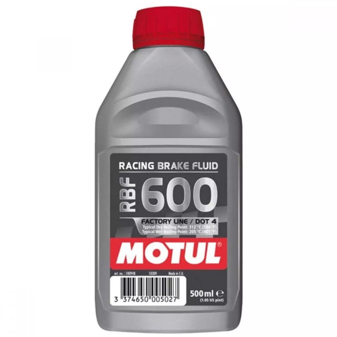 MOTUL BRAKE FLUID RBF600 FACTORY LINE 500ml DRY BOILING POINT 312°C - motocross, enduro, ATV