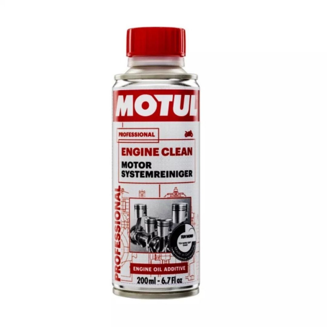 MOTUL ENGINE CLEAN MOTO 200ML ADITIV ULEI 15min inainte de schimbul de ulei - motocross, enduro, ATV