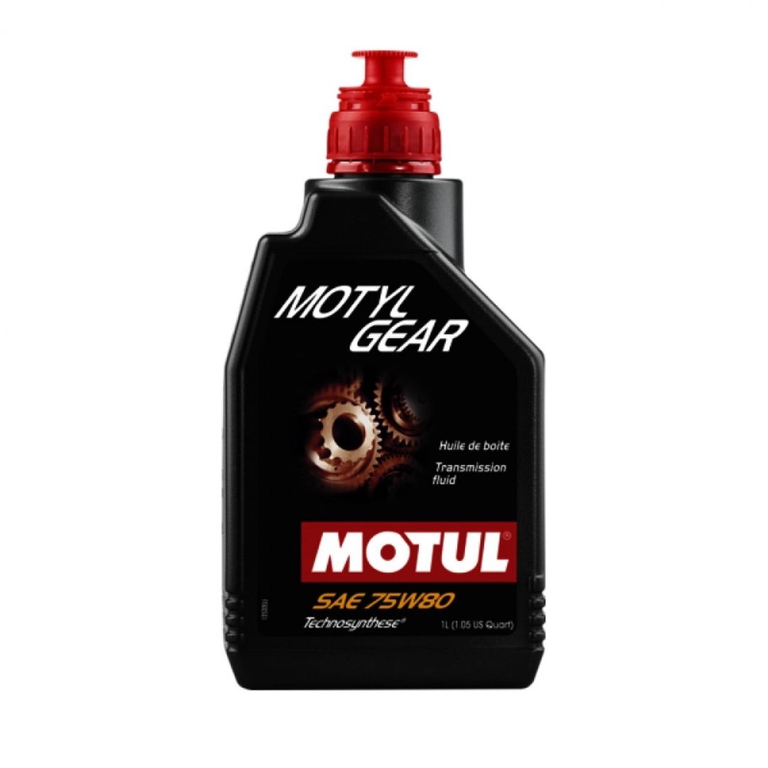 MOTUL MOTYLGEAR 75W80 1L GEARBOX DIFFERENTIAL OIL - motocross, enduro, ATV