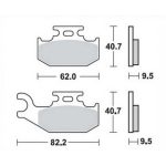 PLACUTE FRANA CAN-AM / YAMAHA / SUZUKI 1 - motocross, enduro, ATV PLACUTE FRANA CAN AM YAMAHA SUZUKI 1 - motocross, enduro, ATV