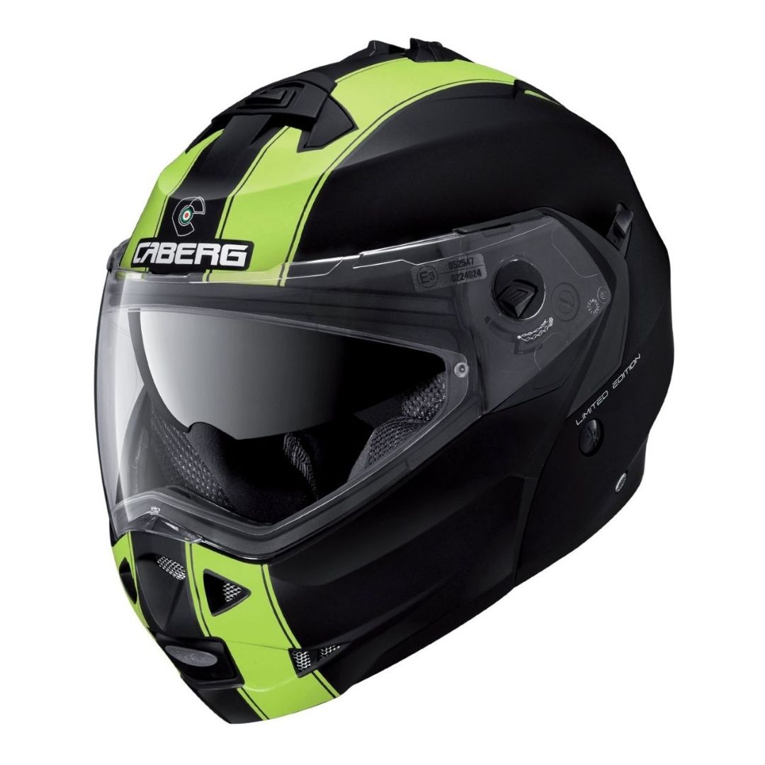 Cască Moto Tourmax Marathon Matt Black / White / Yellow Fluo Caberg 10 - motocross, enduro, ATV Casca Moto Tourmax Marathon Matt Black White Yellow Fluo Caberg - motocross, enduro, ATV