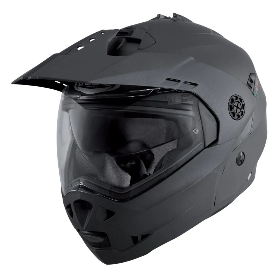 Cască Moto Tourmax Matt Gun Metal Caberg 8 - motocross, enduro, ATV Casca Moto Tourmax Matt Gun Metal Caberg - motocross, enduro, ATV