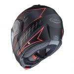 Droid Blaze Matt Black Red Fluo 5 - motocross, enduro, ATV