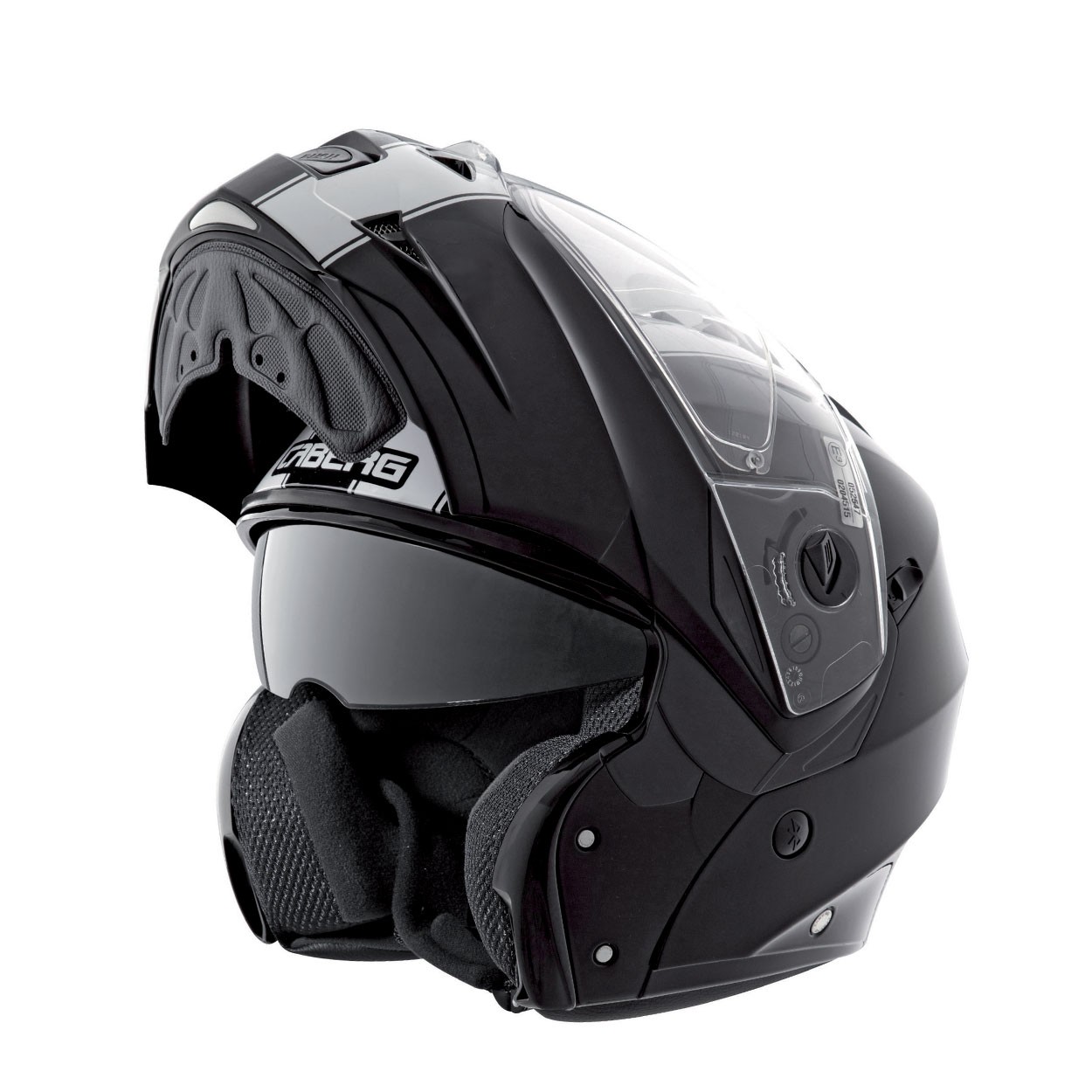 Cască Moto Duke Legend Black White Caberg Duke Legend Black White 3 - motocross, enduro, ATV