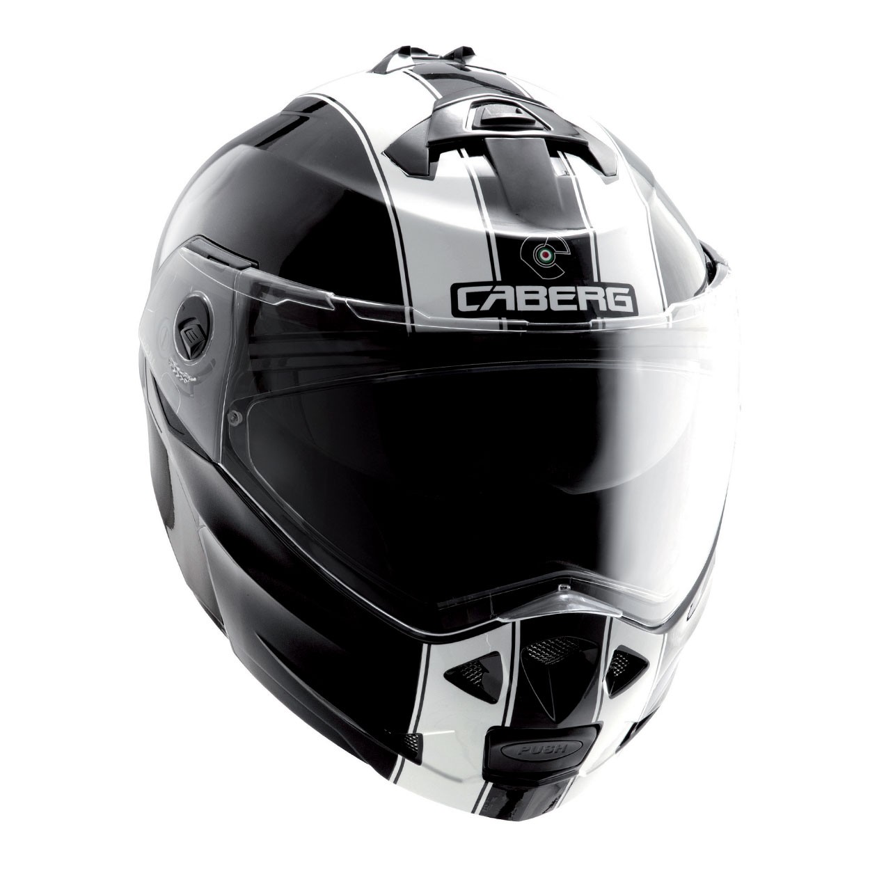 Cască Moto Duke Legend Black White Caberg Duke Legend Black White 5 - motocross, enduro, ATV