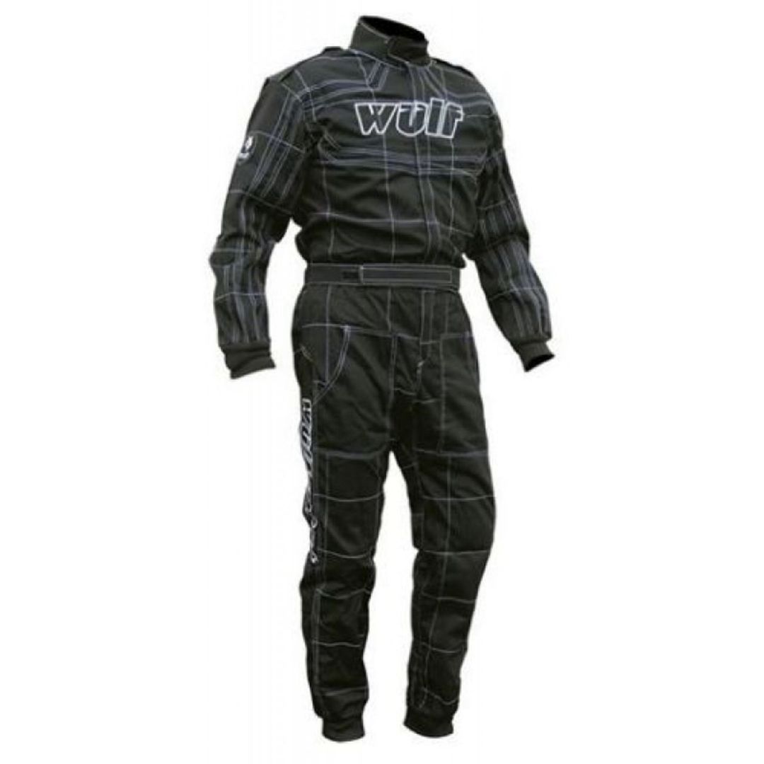 Costum ignifug ATV enduro Wulfsport Proban Racing cu certificat ISO Negru - motocross, enduro, ATV