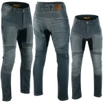 Blugi moto Prado BOS Premium ARAMID Protectii incluse gri/albastru/negru 3 - motocross, enduro, ATV s l1200 - motocross, enduro, ATV