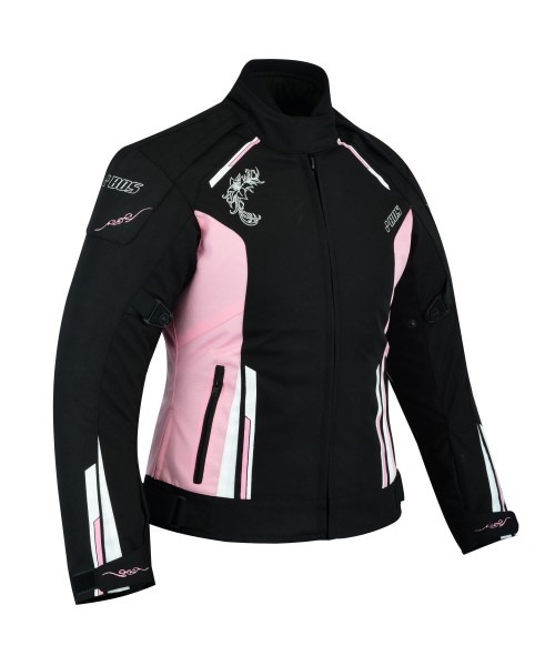 Geaca moto touring dama Jessy Bos 8795 pink front 1 1 - motocross, enduro, ATV