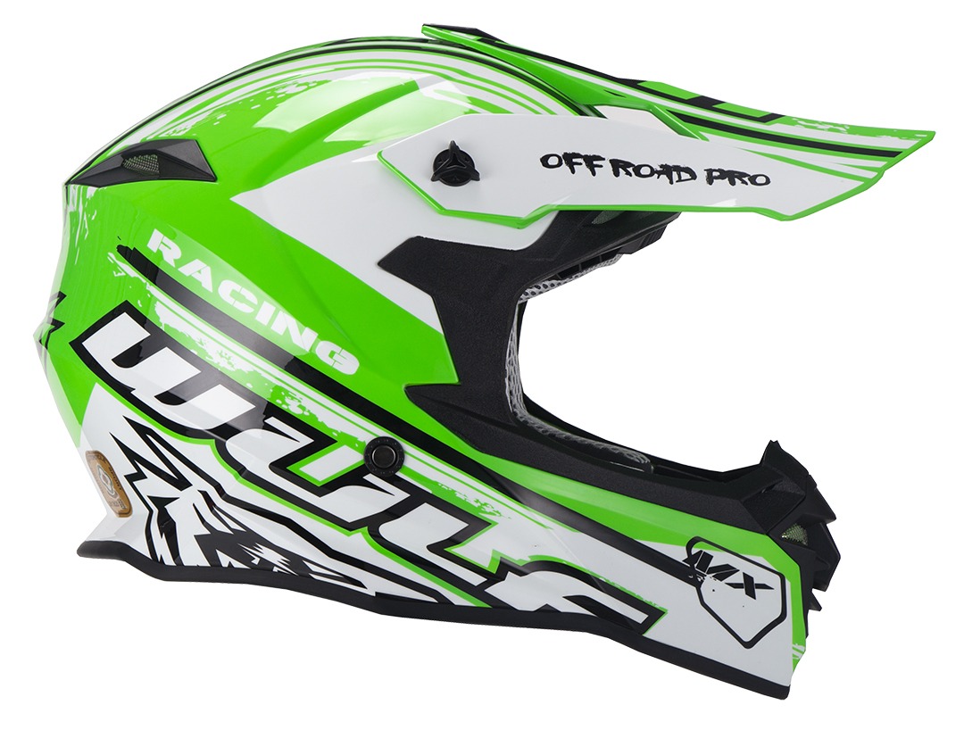 Casca moto cross atv adulti Wulfsport Pro Helmet 2 AdultGreenOffRoadPro2w 2 - motocross, enduro, ATV