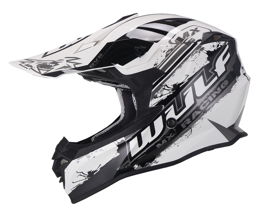 Casca moto cross atv adulti Wulfsport Pro Helmet 2 AdultWhiteOffRoadPro2w - motocross, enduro, ATV