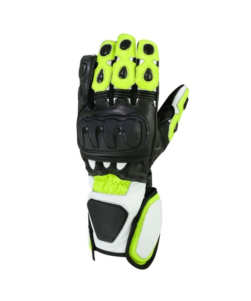 Manusa moto piele Bos Racing 2 rider flour - motocross, enduro, ATV