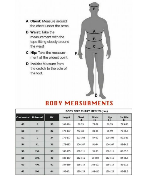 PANTALONI MOTO ATV BOS SOUL mens size chart 1 62 - motocross, enduro, ATV