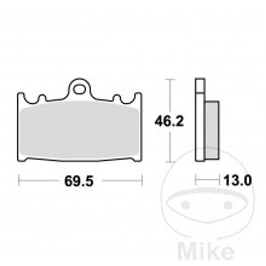 Placute frana TRW MCB741 - motocross, enduro, ATV