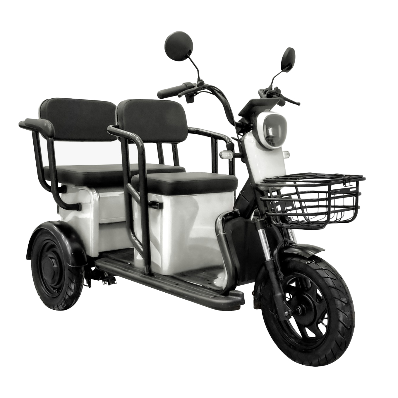 Tricicleta electrica, Volta APM5, viteza maxima 25 km pe ora, Autonomie pana la 40 km 14 - motocross, enduro, ATV Tricicleta electrica Voltarom APM5, Alb