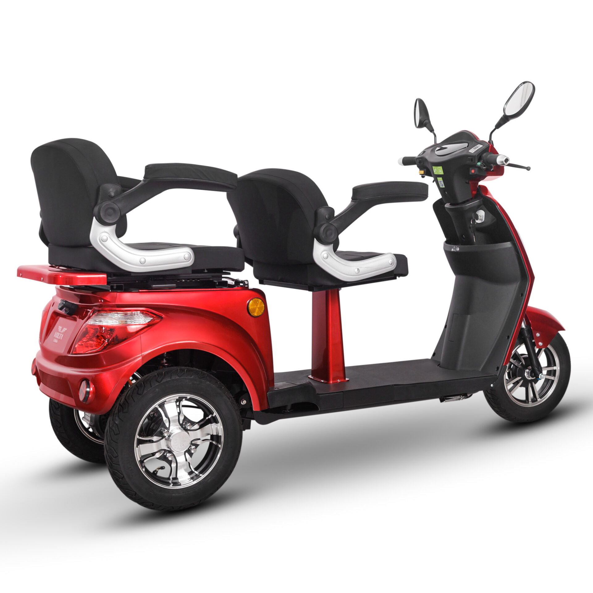 Tricicleta-electrica-volta-m4-plus-1000w-1 Tricicleta electrica Voltarom M4 Plus , Rosu